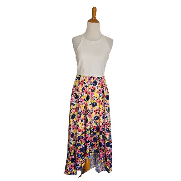Anthropologie Hutch Bethanie Floral High Low Dress Summer Colorful Women XS - Picture 2 of 13